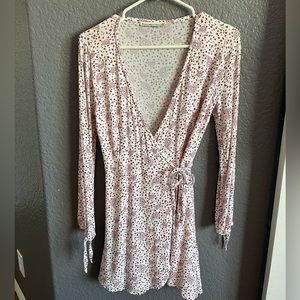 Abercrombie & Fitch paisley wrap dress